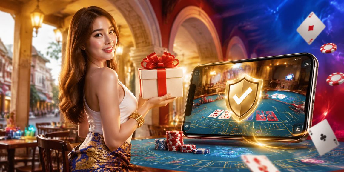 Meja Baccarat bergaya Melayu di Ipoh pada platform 459
